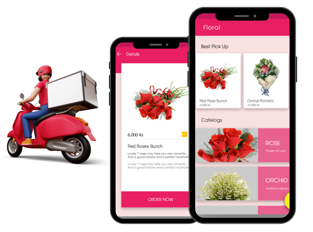 flower delivery app development
